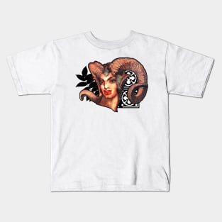 Malicious satyr being a faun in the eye Kids T-Shirt